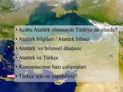 Türkçe, Bilimsel Düşünce ve Atatürk