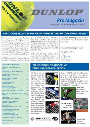 Pro Magazin - Dunlop Sport