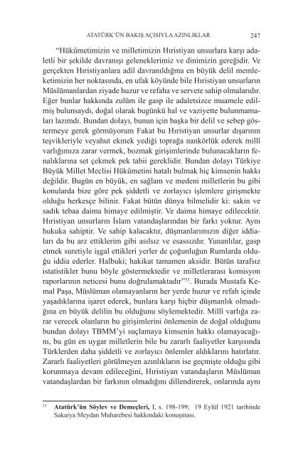 doğmunun 125. yılında mustafa kemal atatürk - Atatürk Araştırma ...