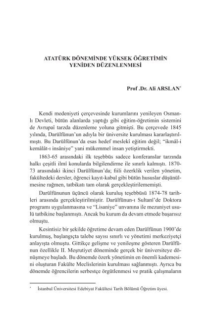 doğmunun 125. yılında mustafa kemal atatürk - Atatürk Araştırma ...