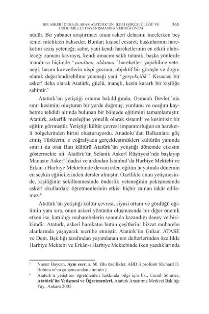 doğmunun 125. yılında mustafa kemal atatürk - Atatürk Araştırma ...