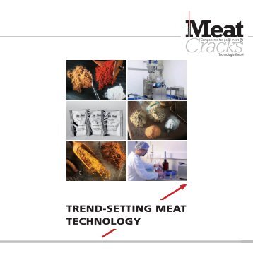 TREND-SETTING MEAT TECHNOLOGY - Meat Cracks
