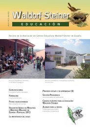 Revista EDUCACIÓN WALDORF-STEINER - Editorial Pau de Damasc