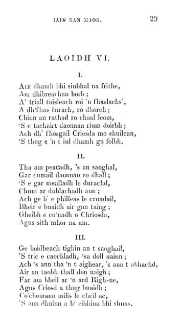 An Laoidheadair Gaelic na ain spioradail