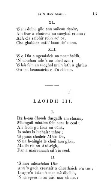 An Laoidheadair Gaelic na ain spioradail