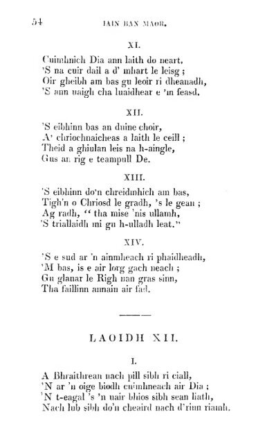 An Laoidheadair Gaelic na ain spioradail