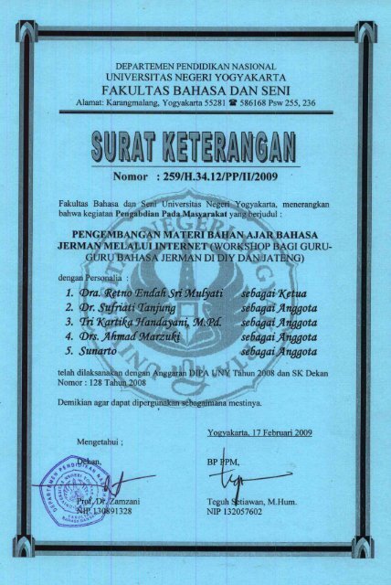 Kumpulan Sertifikat PPM Tri Kartika Handayani, M.Pd. - Staff UNY ...