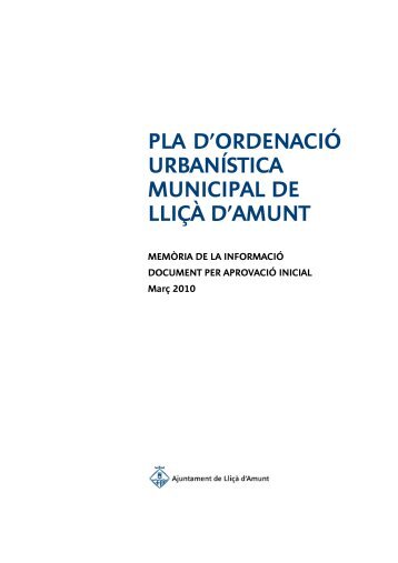 054-Memòria Informació.pdf - Ajuntament de Lliçà d'Amunt