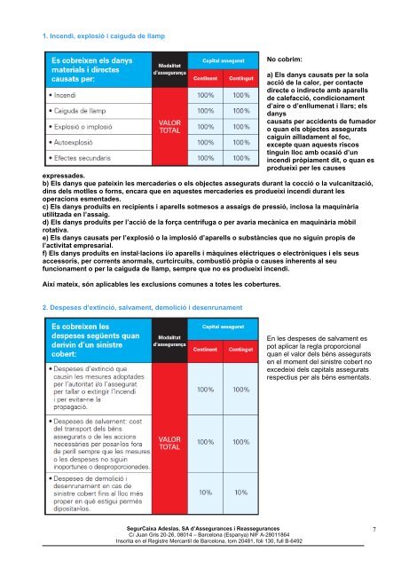 SegurCaixa Negoci - VidaCaixa