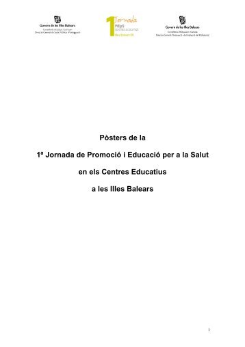 Pòsters 1ª Jornada PiEpS - El Web Educatiu de les Illes Balears ...