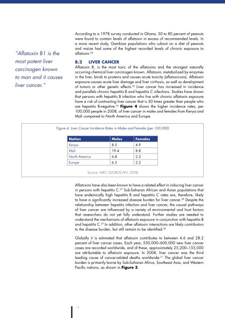 Aflatoxin: A Synthesis of the Research in Health, Agriculture and Trade