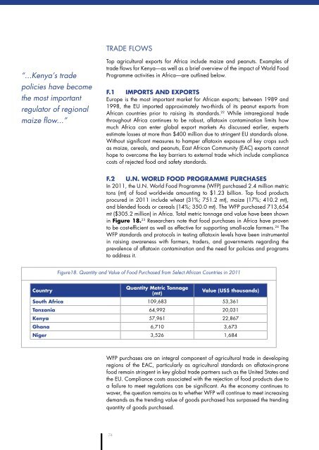 Aflatoxin: A Synthesis of the Research in Health, Agriculture and Trade