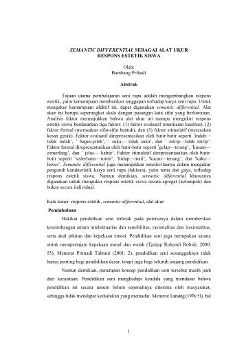 artikel bambangpri.pdf - Staff UNY - Universitas Negeri Yogyakarta