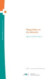 Plaguicides en els aliments - Agència de Salut Pública de Barcelona