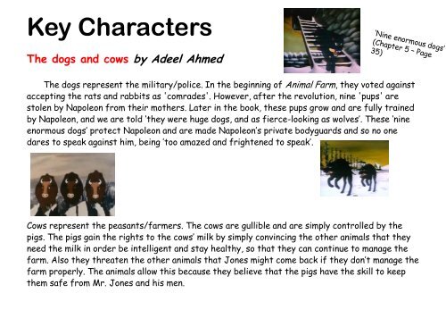 'Animal Farm' revision guide written by Year 10 ... - St James School