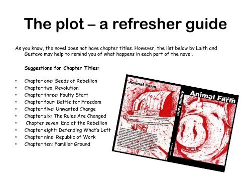 'Animal Farm' revision guide written by Year 10 ... - St James School