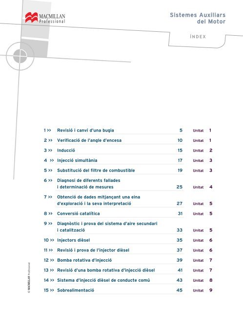 Sistemes Auxiliars del Motor - Macmillan Profesional