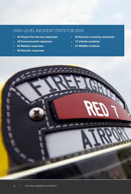 Victoria Airport Authority Annual Report 2012