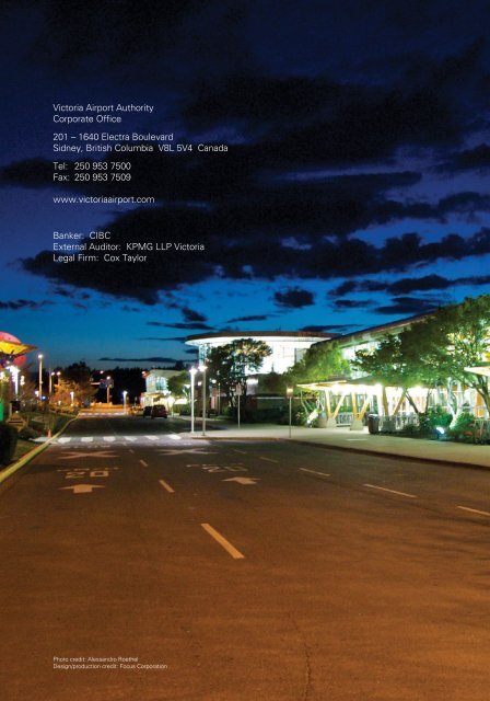 Victoria Airport Authority Annual Report 2012