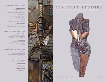 FEM FEMINIST STUDIES - Linda Stein