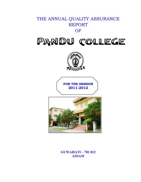 Annual Report 2011-12 - Pandu College