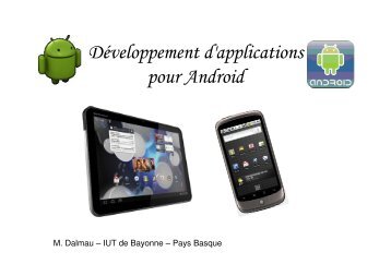 Cours Android.pdf - IUT Bayonne