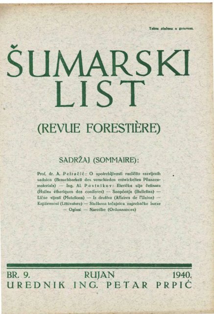 Savjeti iz 1940-ih