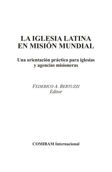 LA IGLESIA LATINA EN MISIÓN MUNDIAL - Recursos misioneros