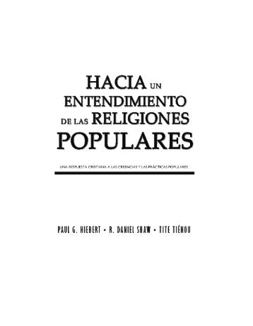 hacia un entendimiento de las religiones populares - Recursos ...