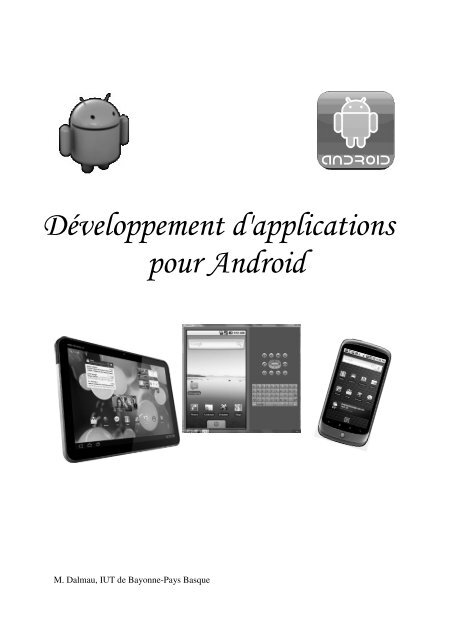 Développement d'applications pour Android - IUT Bayonne