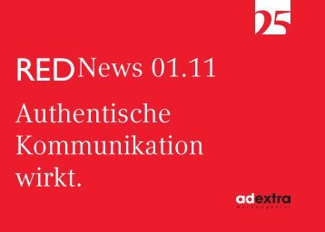 Rednews 01.11 Authentische Kommunikation wirkt.