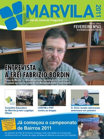 entrevista a frei fabrízio bordin - Junta de Freguesia de Marvila