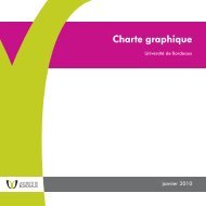 Charte graphique - Université de Bordeaux