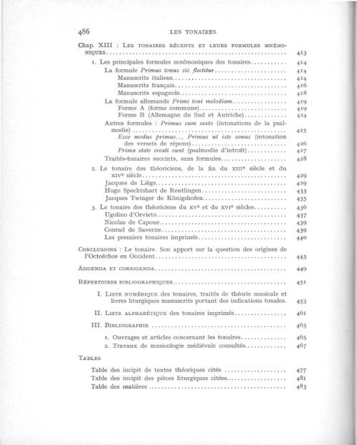 Michel Huglo, Les Tonaires. Inventaire, Analyse, Comparaison. Paris