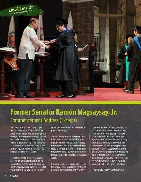 1 March to May 2012 Issue - DLSU-D Home