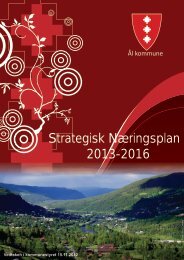 Strategisk Næringsplan 2013-2016 - Ål kommune
