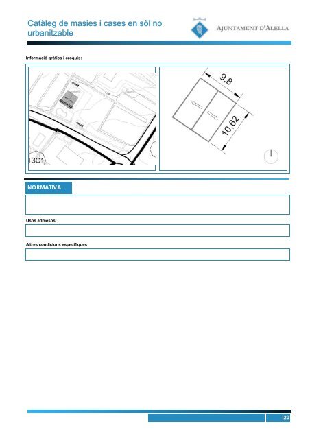 Catàleg de cases i masies i inventari de construccions en ... - ALELLA