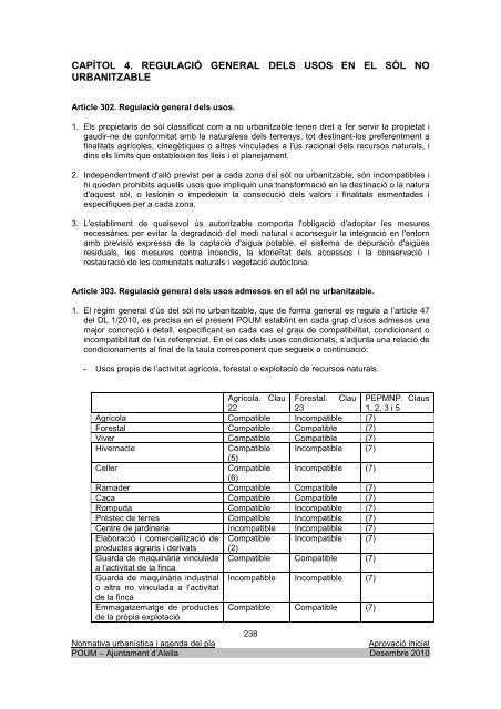 Normativa urbanística i agenda del pla. Volum III - ALELLA