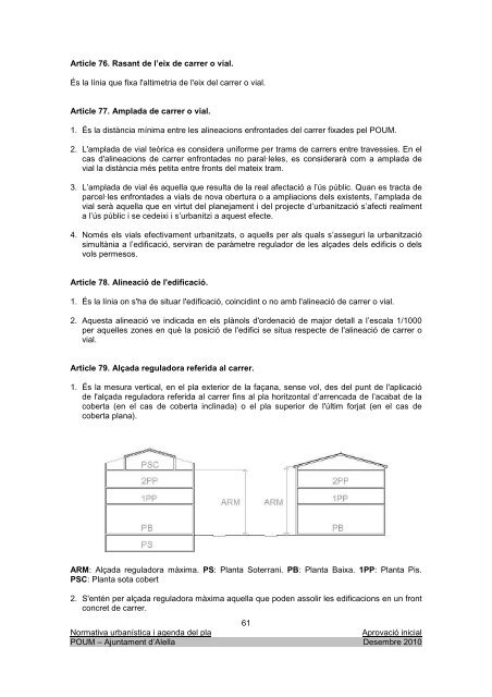 Normativa urbanística i agenda del pla. Volum III - ALELLA