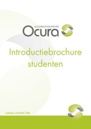 Introductiebrochure studenten Beringen (pdf) - Ocura