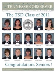 Congratulations Seniors ! The TSD Class of 2011 - Tennessee ...