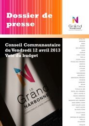 Conseil Communautaire - Le Grand Narbonne