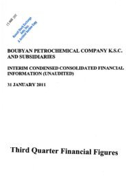 boubyan petrochemical company ksc and subsidiaries - Zawya