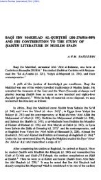 BAQ~ IBN MAKHLAD AL-QURTUB~ (201-2761816-889) AND HIS ...