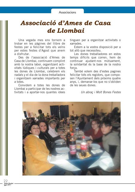 Descarregat el Llibre de Festes en PDF - Llombai