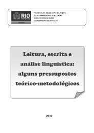 Leitura, escrita e análise linguística: alguns pressupostos teórico ...