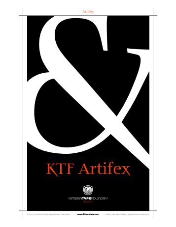 KTF Artifex - Kimera Type Foundry