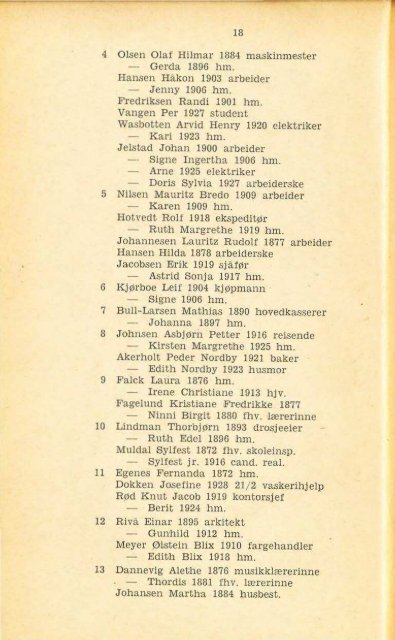 Det statsborgerlige manntall for Tønsberg 1949