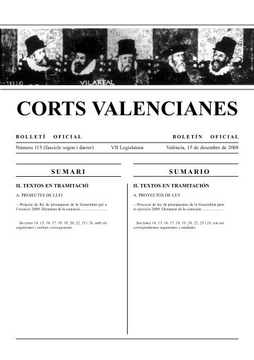 SUM-115 (FAS2):BOCV Nº 262_19-2-2007.qxd.qxd - Corts ...