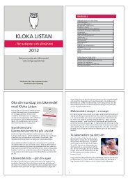 Kloka Listan 2012 (.pdf) - Vårdguiden